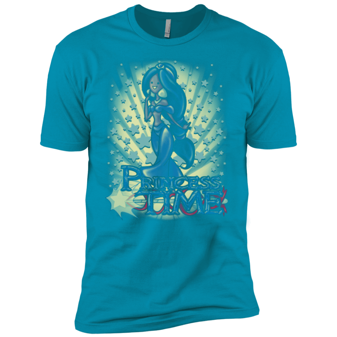 T-Shirts Turquoise / YXS Princess Time Jasmine Boys Premium T-Shirt
