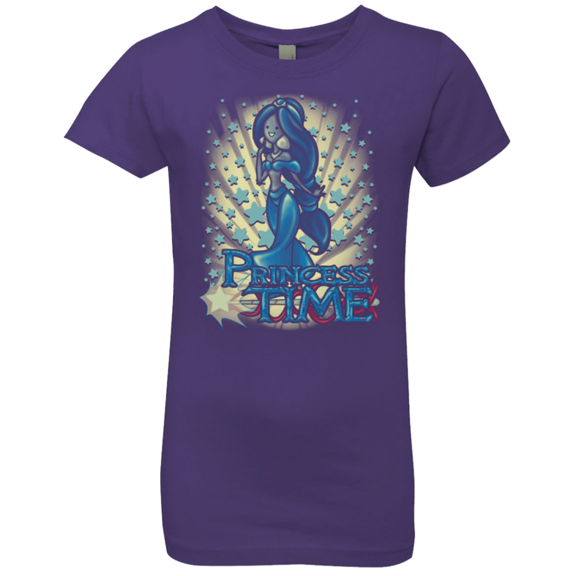 T-Shirts Purple Rush / YXS Princess Time Jasmine Girls Premium T-Shirt