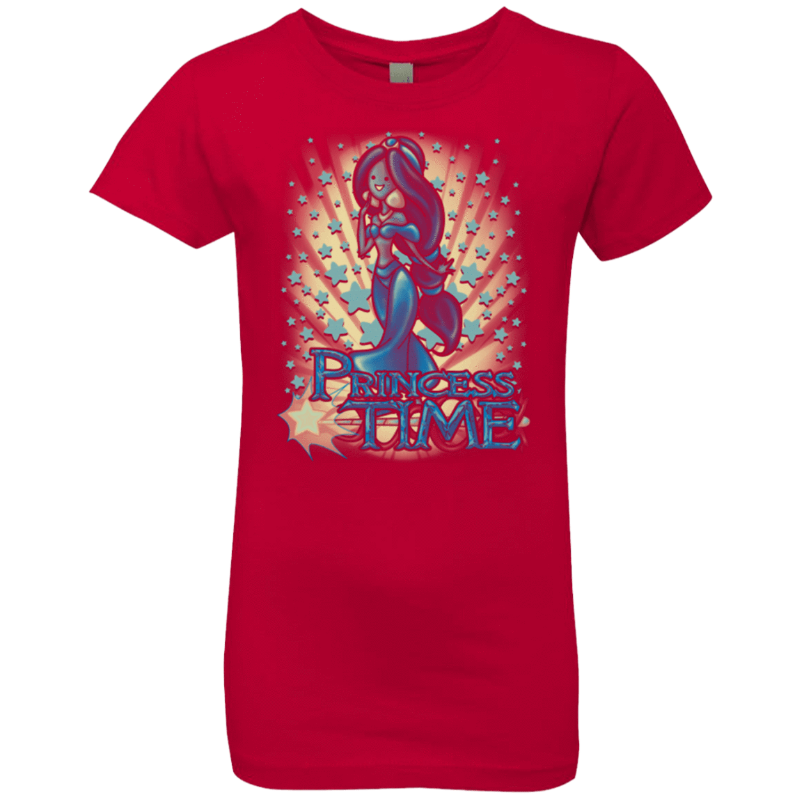 T-Shirts Red / YXS Princess Time Jasmine Girls Premium T-Shirt