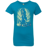 T-Shirts Turquoise / YXS Princess Time Jasmine Girls Premium T-Shirt