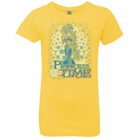 T-Shirts Vibrant Yellow / YXS Princess Time Jasmine Girls Premium T-Shirt