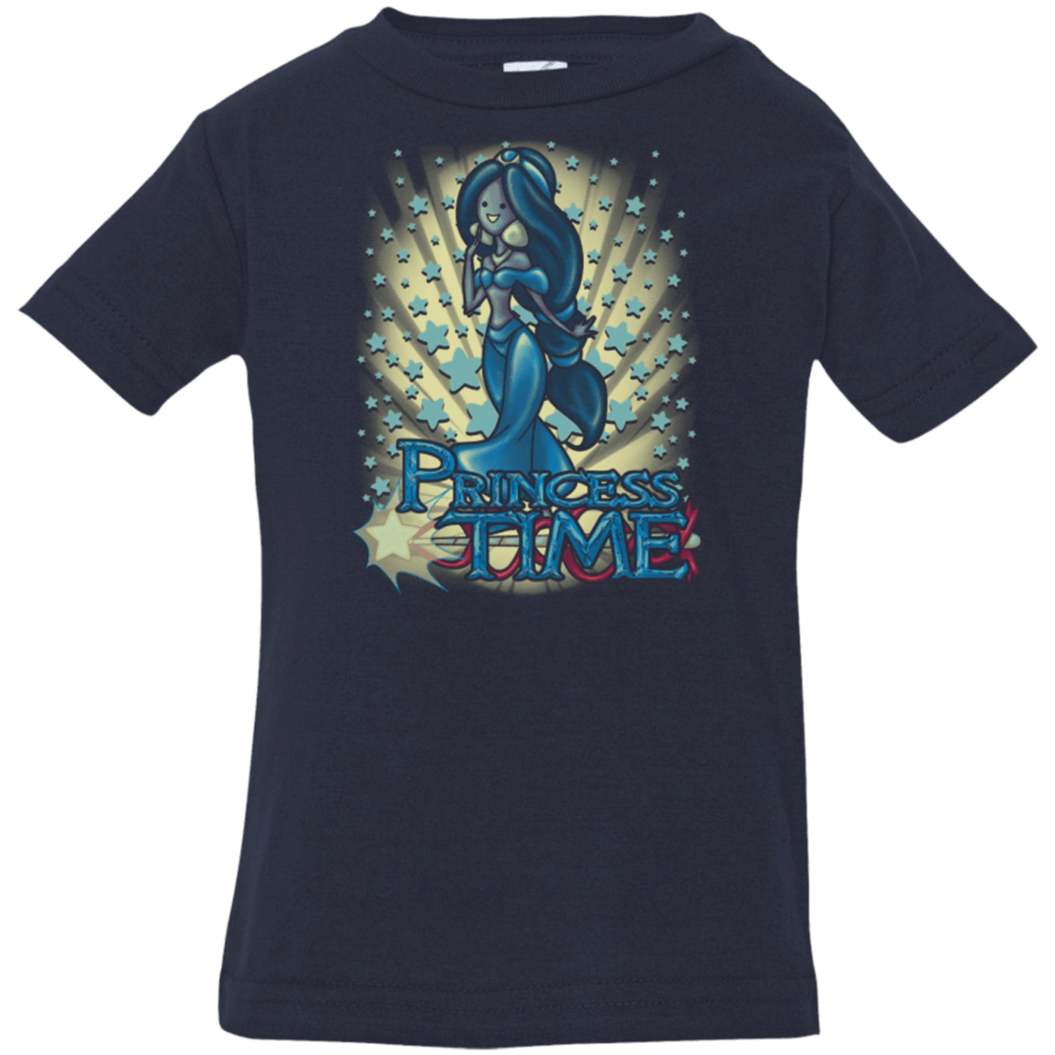 T-Shirts Navy / 6 Months Princess Time Jasmine Infant Premium T-Shirt