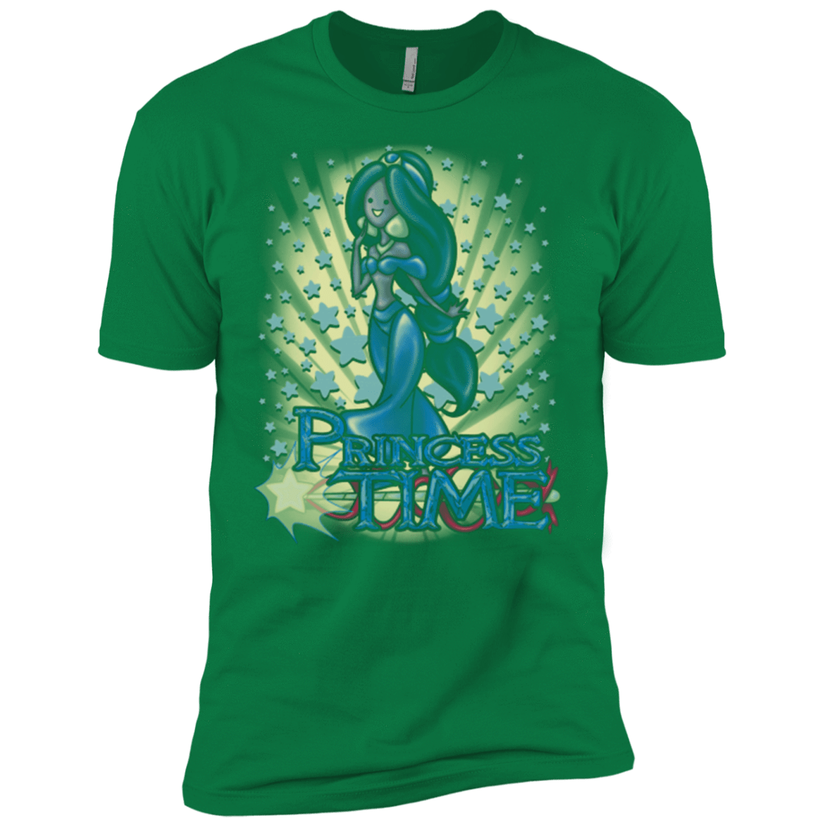 T-Shirts Kelly Green / X-Small Princess Time Jasmine Men's Premium T-Shirt