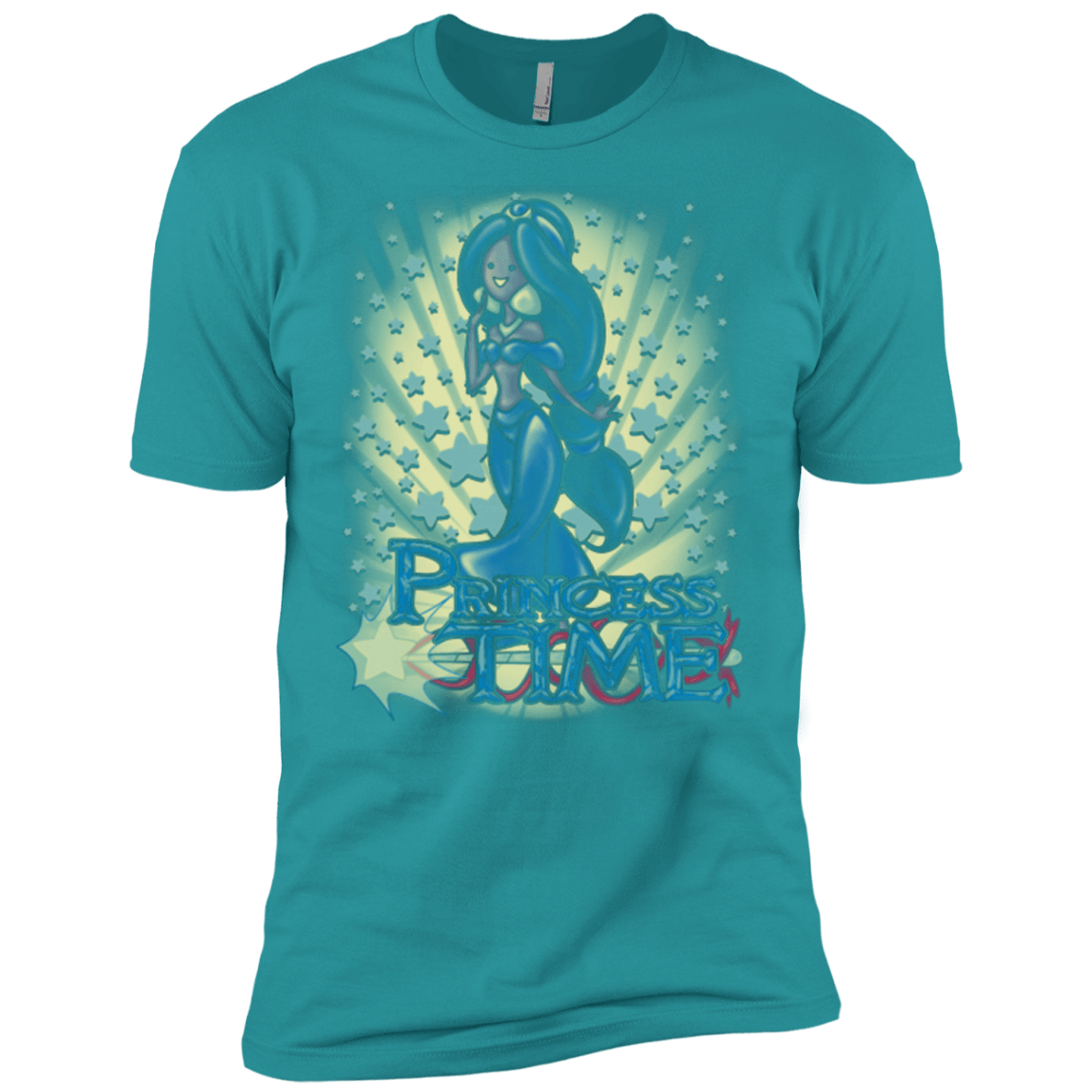 T-Shirts Tahiti Blue / X-Small Princess Time Jasmine Men's Premium T-Shirt