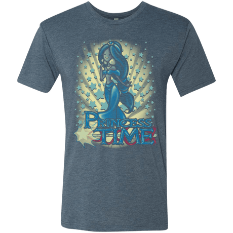 T-Shirts Indigo / Small Princess Time Jasmine Men's Triblend T-Shirt