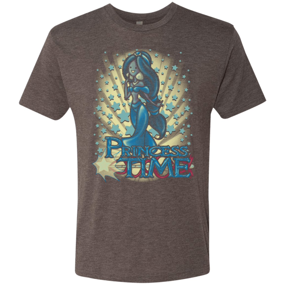 T-Shirts Macchiato / Small Princess Time Jasmine Men's Triblend T-Shirt