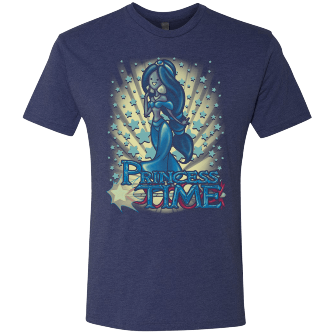 T-Shirts Vintage Navy / Small Princess Time Jasmine Men's Triblend T-Shirt