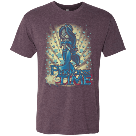 T-Shirts Vintage Purple / Small Princess Time Jasmine Men's Triblend T-Shirt