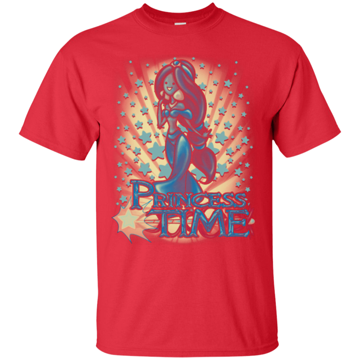 T-Shirts Red / Small Princess Time Jasmine T-Shirt