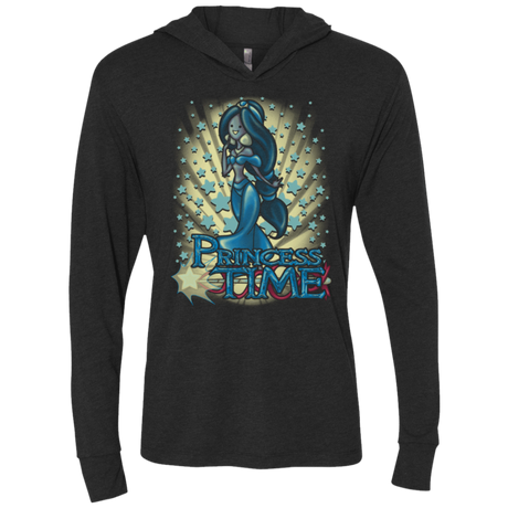 T-Shirts Vintage Black / X-Small Princess Time Jasmine Triblend Long Sleeve Hoodie Tee