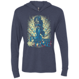 T-Shirts Vintage Navy / X-Small Princess Time Jasmine Triblend Long Sleeve Hoodie Tee