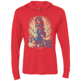T-Shirts Vintage Red / X-Small Princess Time Jasmine Triblend Long Sleeve Hoodie Tee