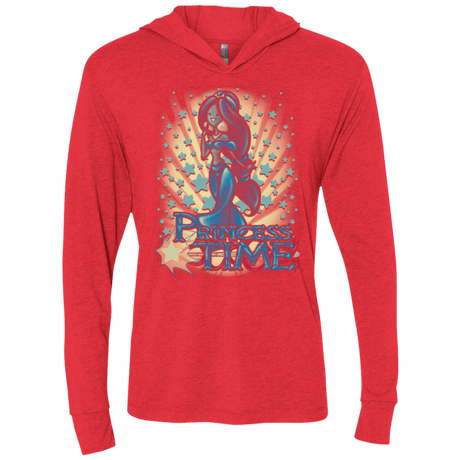 T-Shirts Vintage Red / X-Small Princess Time Jasmine Triblend Long Sleeve Hoodie Tee