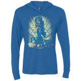 T-Shirts Vintage Royal / X-Small Princess Time Jasmine Triblend Long Sleeve Hoodie Tee