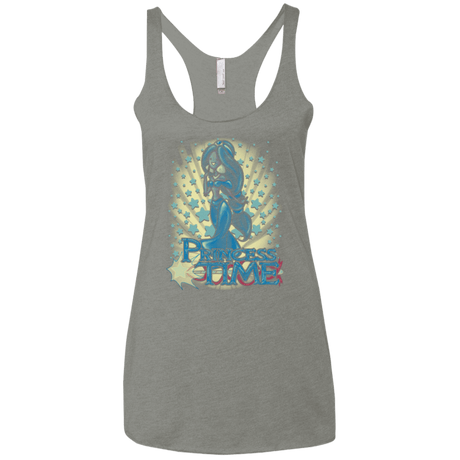 T-Shirts Venetian Grey / X-Small Princess Time Jasmine Women's Triblend Racerback Tank