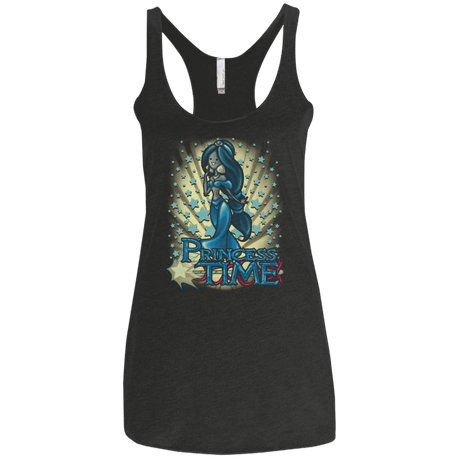 T-Shirts Vintage Black / X-Small Princess Time Jasmine Women's Triblend Racerback Tank