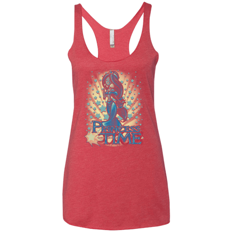 T-Shirts Vintage Red / X-Small Princess Time Jasmine Women's Triblend Racerback Tank