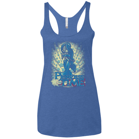 T-Shirts Vintage Royal / X-Small Princess Time Jasmine Women's Triblend Racerback Tank