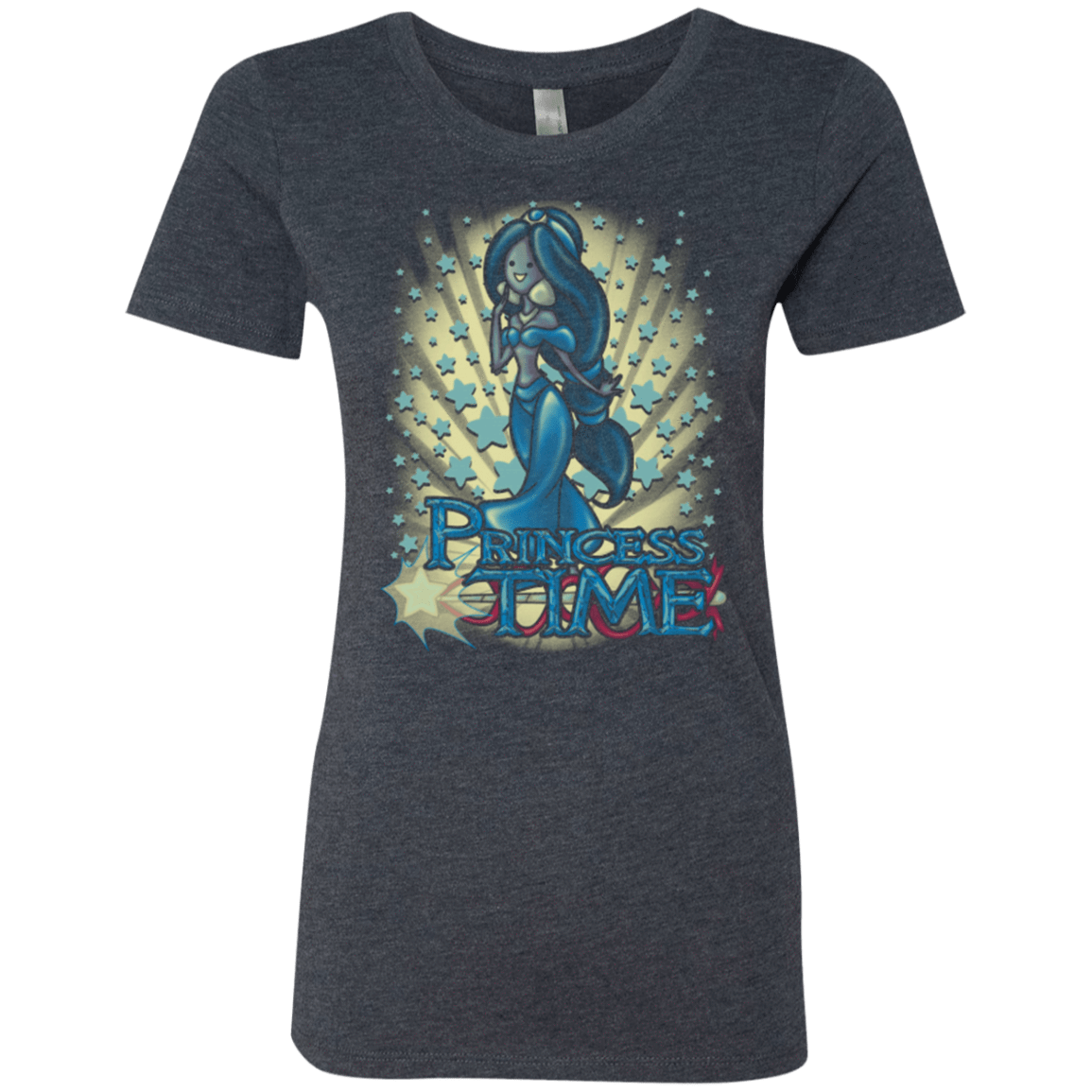 T-Shirts Vintage Navy / Small Princess Time Jasmine Women's Triblend T-Shirt