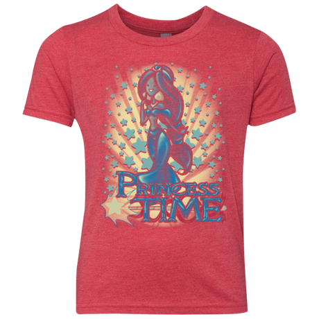 T-Shirts Vintage Red / YXS Princess Time Jasmine Youth Triblend T-Shirt