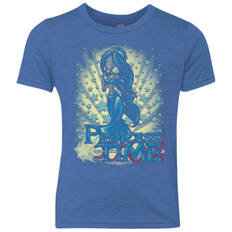 T-Shirts Vintage Royal / YXS Princess Time Jasmine Youth Triblend T-Shirt