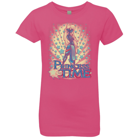 T-Shirts Hot Pink / YXS Princess Time Kida Girls Premium T-Shirt