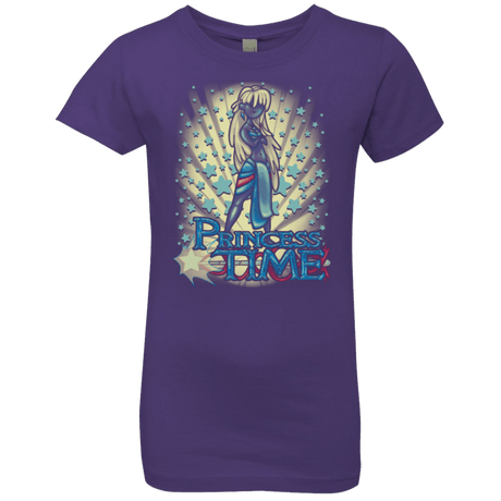 T-Shirts Purple Rush / YXS Princess Time Kida Girls Premium T-Shirt