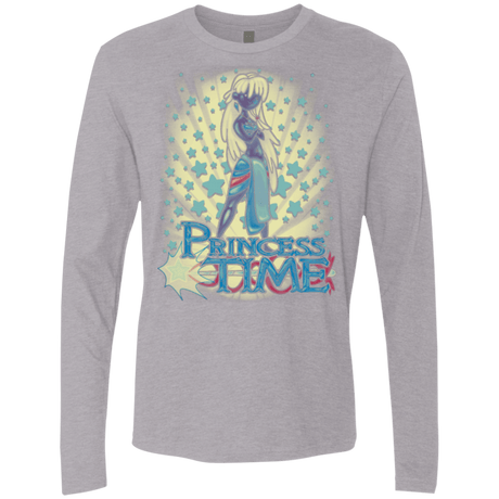 T-Shirts Heather Grey / Small Princess Time Kida Men's Premium Long Sleeve