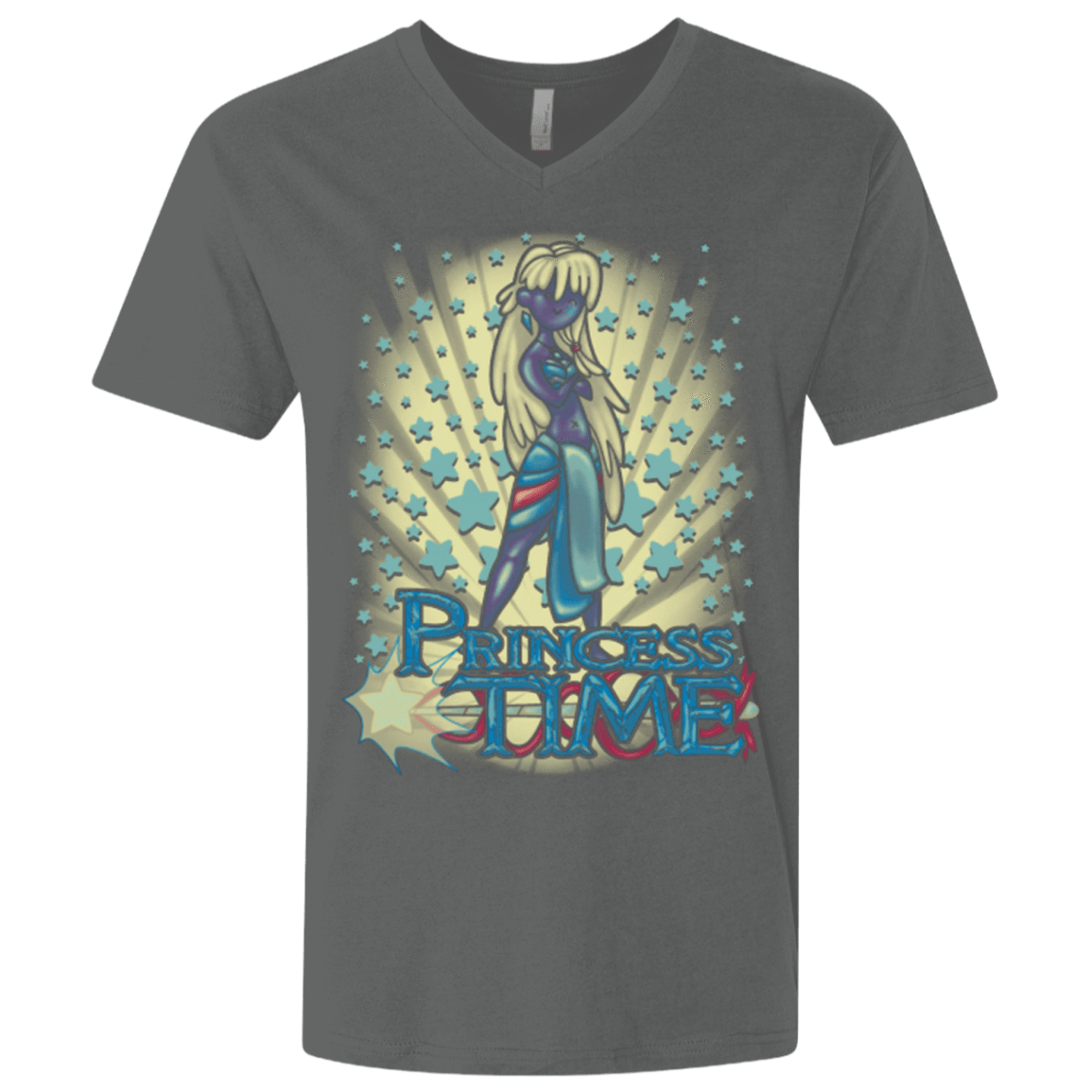 T-Shirts Heavy Metal / X-Small Princess Time Kida Men's Premium V-Neck