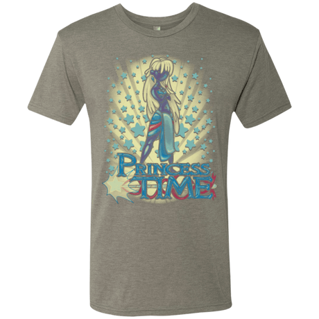 T-Shirts Venetian Grey / Small Princess Time Kida Men's Triblend T-Shirt