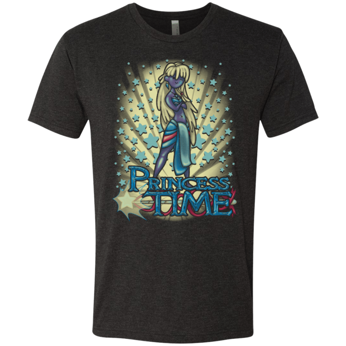 T-Shirts Vintage Black / Small Princess Time Kida Men's Triblend T-Shirt