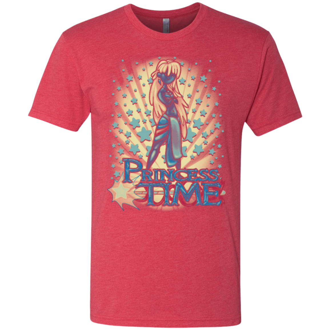 T-Shirts Vintage Red / Small Princess Time Kida Men's Triblend T-Shirt