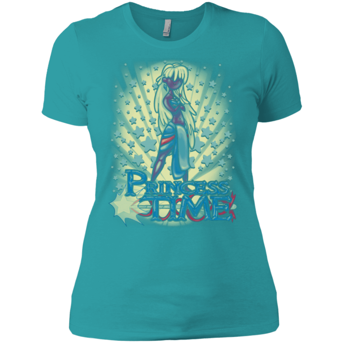T-Shirts Tahiti Blue / X-Small Princess Time Kida Women's Premium T-Shirt