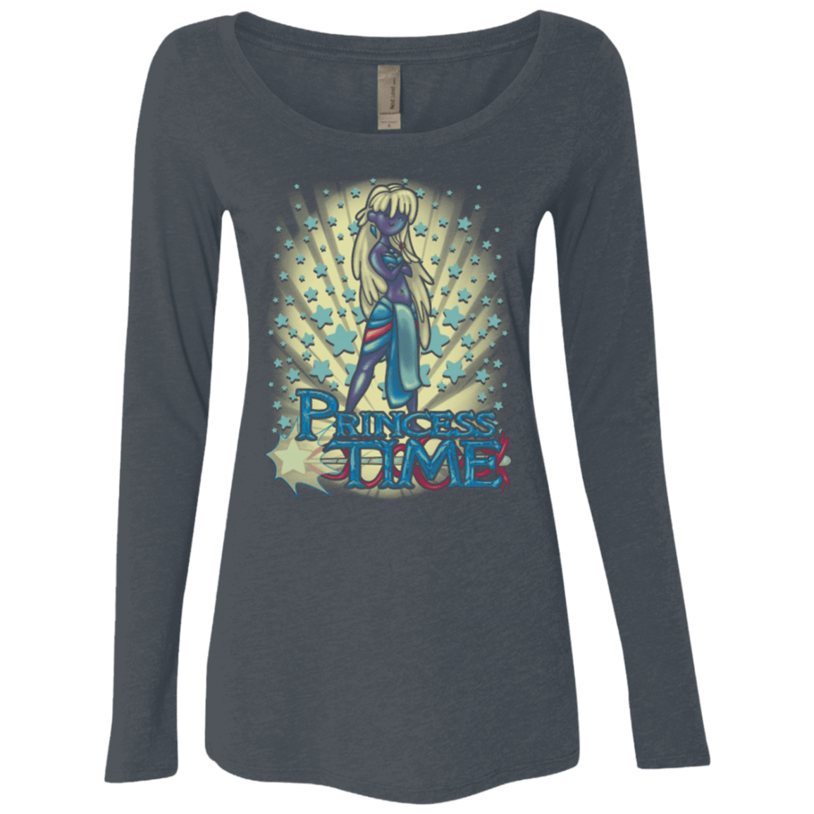 T-Shirts Vintage Navy / Small Princess Time Kida Women's Triblend Long Sleeve Shirt