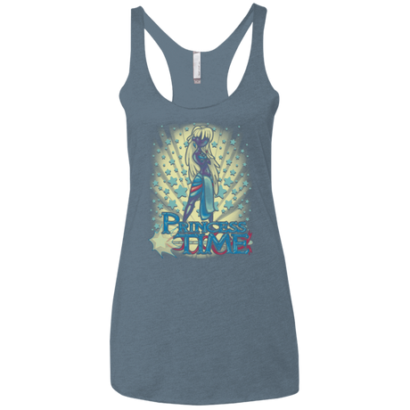 T-Shirts Indigo / X-Small Princess Time Kida Women's Triblend Racerback Tank