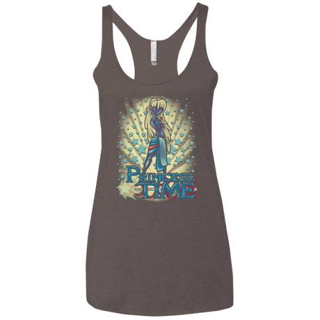 T-Shirts Macchiato / X-Small Princess Time Kida Women's Triblend Racerback Tank