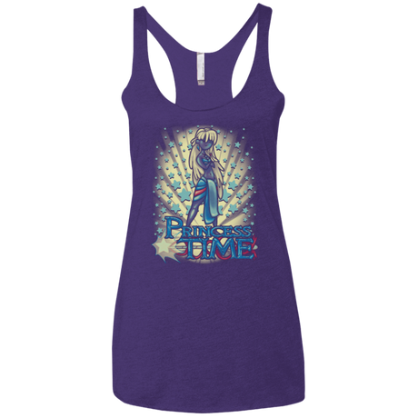 T-Shirts Purple / X-Small Princess Time Kida Women's Triblend Racerback Tank