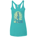 T-Shirts Tahiti Blue / X-Small Princess Time Kida Women's Triblend Racerback Tank