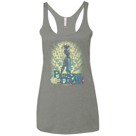 T-Shirts Venetian Grey / X-Small Princess Time Kida Women's Triblend Racerback Tank