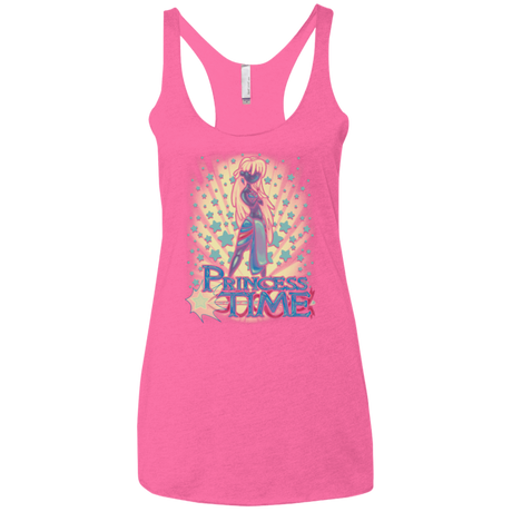 T-Shirts Vintage Pink / X-Small Princess Time Kida Women's Triblend Racerback Tank
