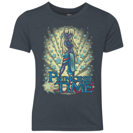 T-Shirts Vintage Navy / YXS Princess Time Kida Youth Triblend T-Shirt