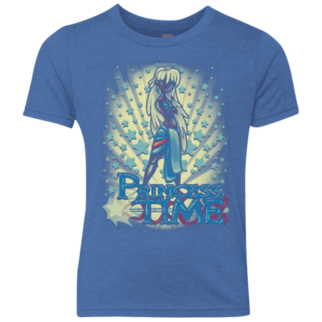 T-Shirts Vintage Royal / YXS Princess Time Kida Youth Triblend T-Shirt
