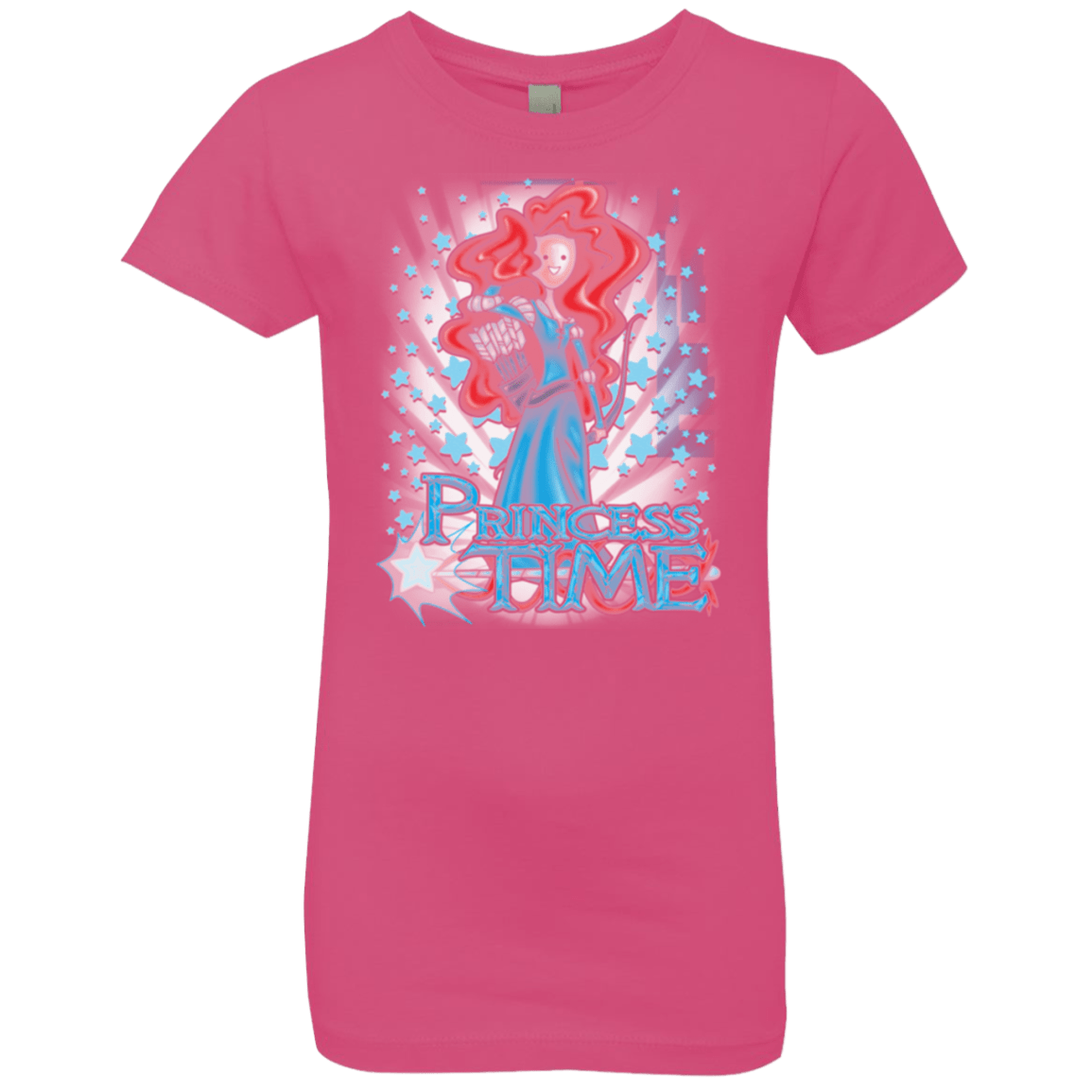 T-Shirts Hot Pink / YXS Princess Time Merida Girls Premium T-Shirt