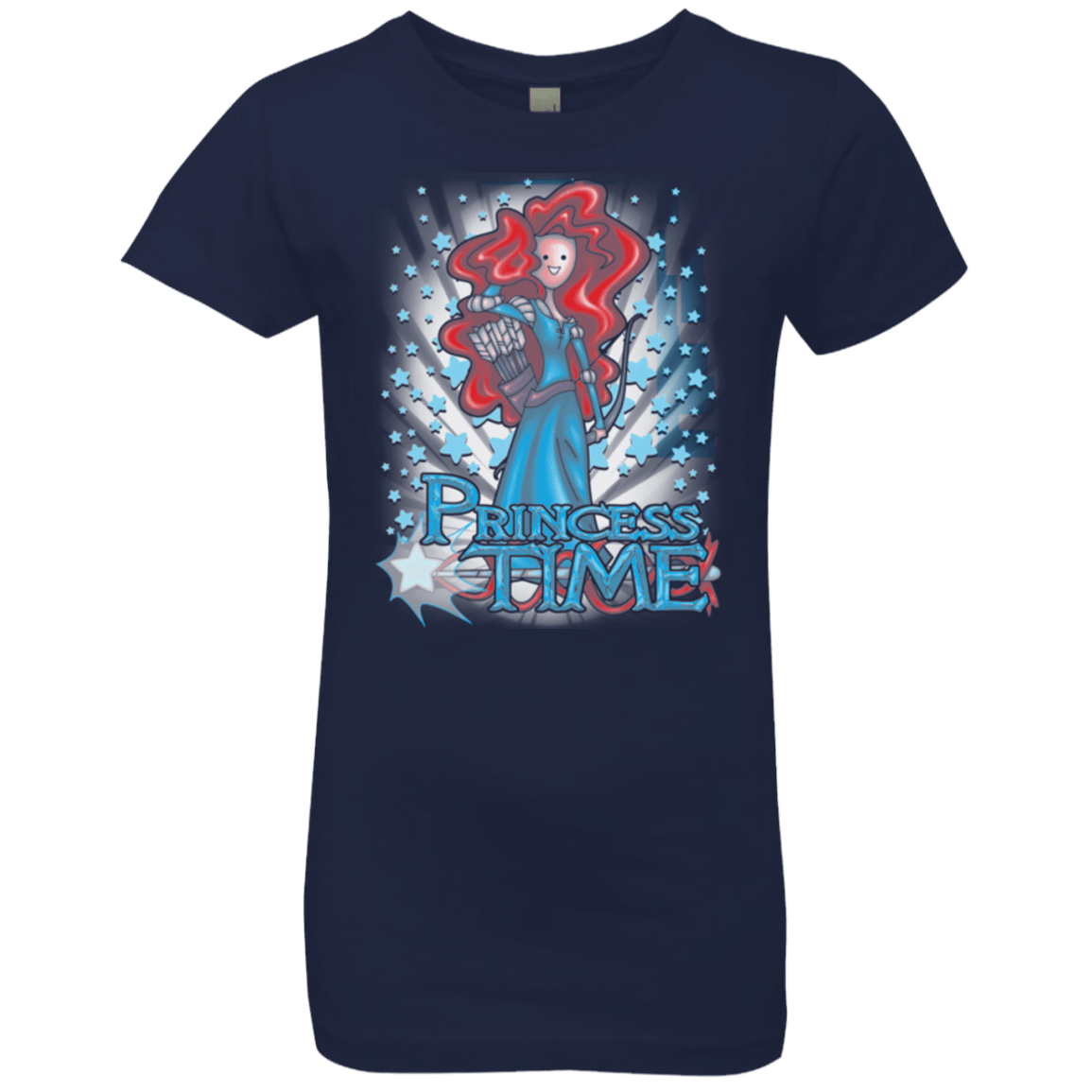 T-Shirts Midnight Navy / YXS Princess Time Merida Girls Premium T-Shirt