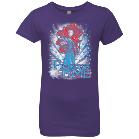 T-Shirts Purple Rush / YXS Princess Time Merida Girls Premium T-Shirt