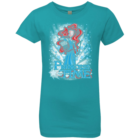 T-Shirts Tahiti Blue / YXS Princess Time Merida Girls Premium T-Shirt