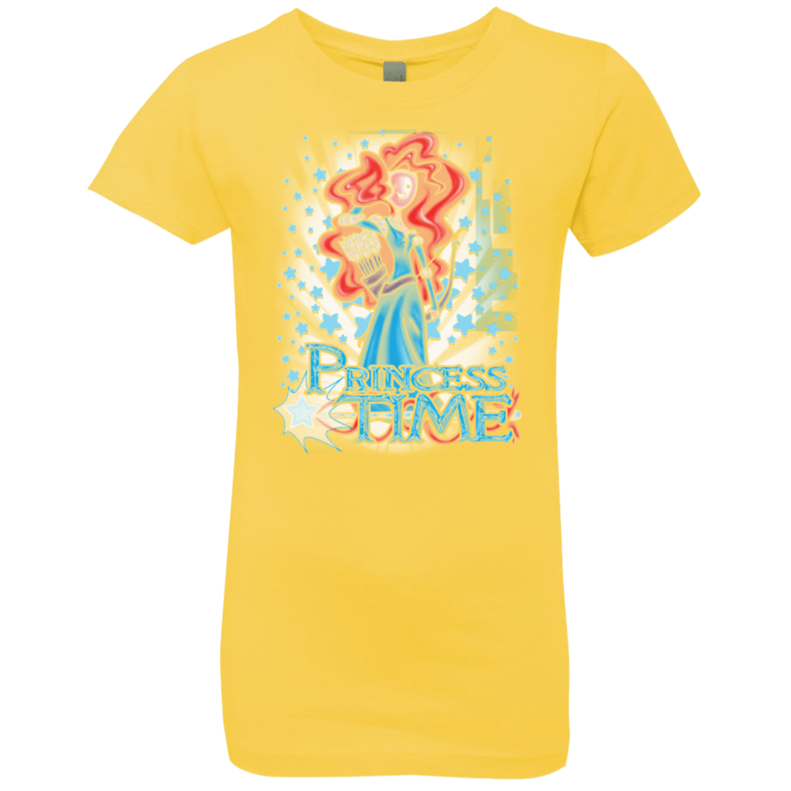 T-Shirts Vibrant Yellow / YXS Princess Time Merida Girls Premium T-Shirt