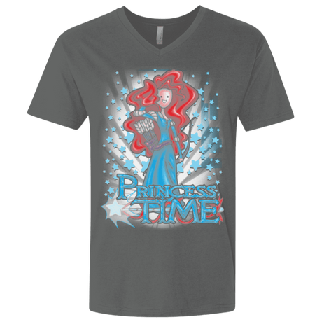 T-Shirts Heavy Metal / X-Small Princess Time Merida Men's Premium V-Neck