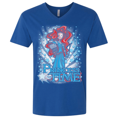 T-Shirts Royal / X-Small Princess Time Merida Men's Premium V-Neck