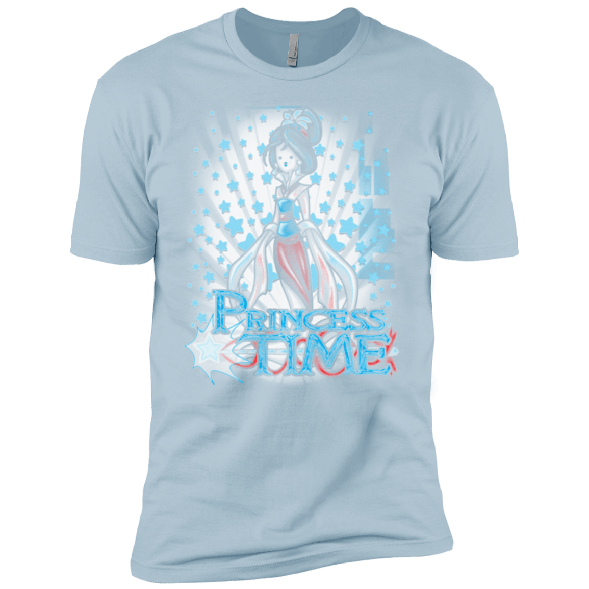 T-Shirts Light Blue / YXS Princess Time Mulan Boys Premium T-Shirt